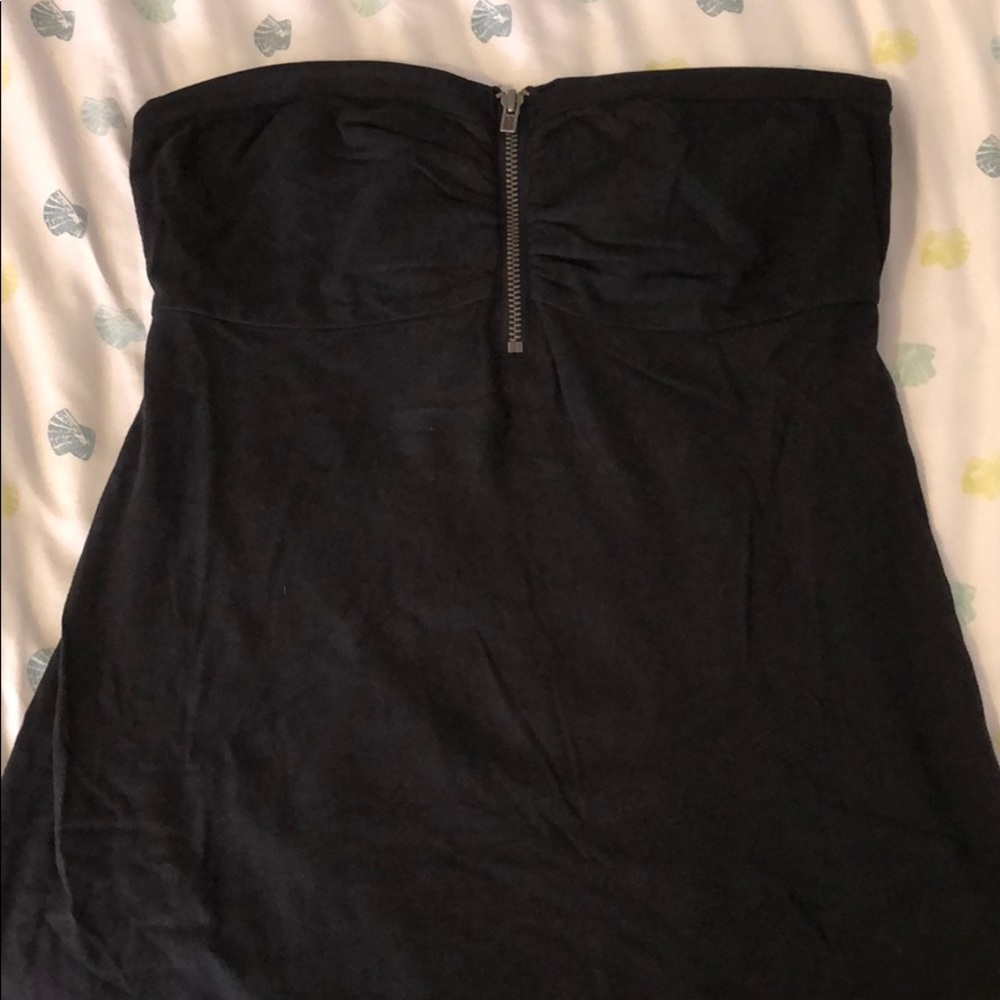 Black mini dress
